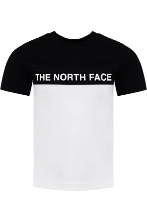 The North Face Kids Unisex Rochefort White/Black T-Shirt - Size X-Small