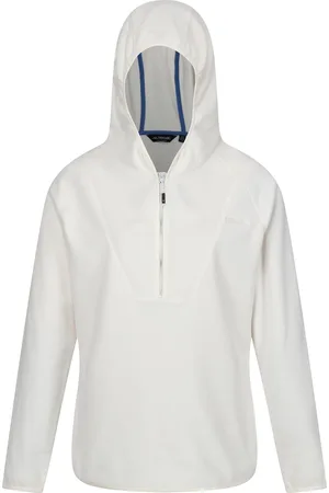 Regatta Womens/Ladies Warriewood Microfleece Half Zip Hoodie (Polar Bear) - - Size 14 UK