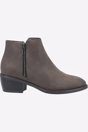 Divaz Ruby Vegan Zip Boots Womens - Mixed Material - Size UK 4