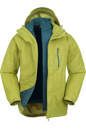 Mountain Warehouse Mens Bracken Extreme 3 in 1 Waterproof Jacket (Bright ) - Size Large