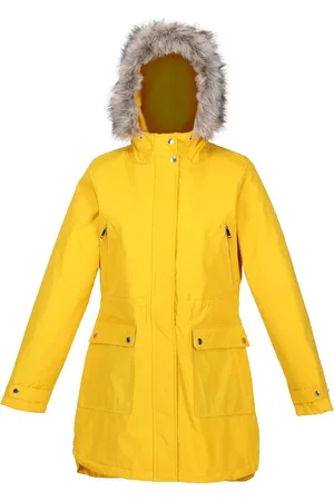 Regatta Womens/Ladies Sabinka Faux Fur Trim Parka (Sunset) - - Size 8 UK