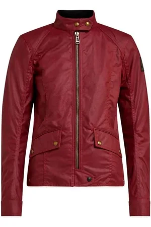 Belstaff Womens Antrim Waxed Cotton Racing Jacket - Size 2XS