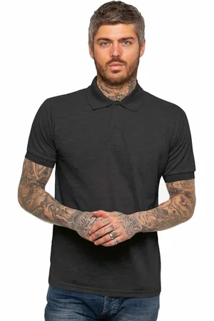 Enzo Mens Short Sleeve Polo Shirts - Cotton - Size Small