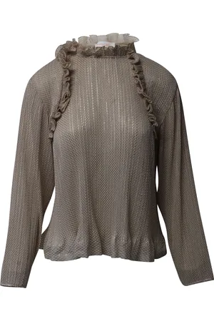 Chloé Pre-owned Womens See by Ruffled Top in Sweet - Size Medium