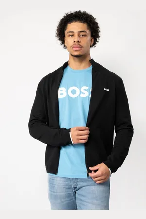 HUGO BOSS Ever-X Full Zip Mens Cardigan - - Size Large