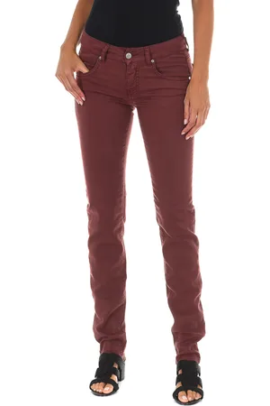 Met Womens Long jean pants with narrow cut hems 10DBF0475-B088 woman - Cotton - Size 26 (Waist)