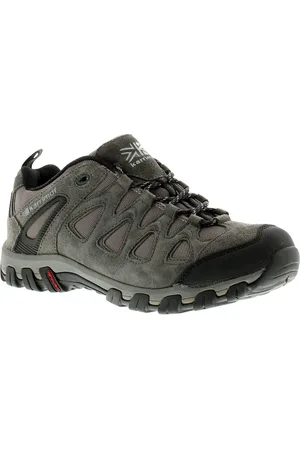 Karrimor Supa 5 Mens Suede Walking Shoes /Brown/Black Textile - Size UK 7 - Size UK 7