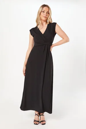 wallis Womens Occasion Wrap Jersey Maxi Dress - - Size 8 UK
