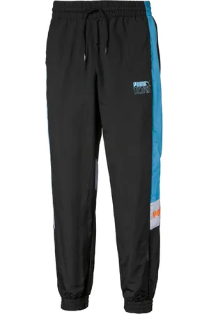 PUMA X Tetris Mens Track Pants Taped Graphic Logo Joggers 597137 01 - Textile - Size Medium