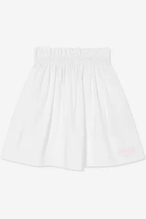 Fendi Girls Cotton Logo Skirt in - Size 10Y