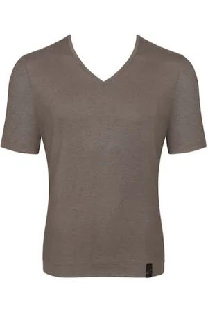 Sloggi Mens men S by Sophist V-Neck Top Havanna - Polyamide - Size Small