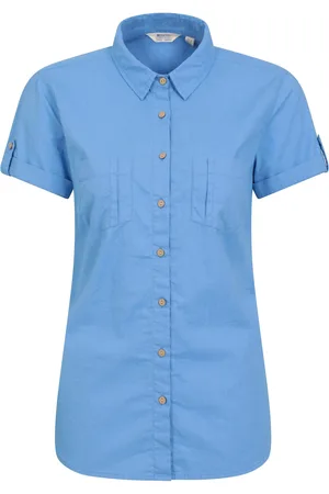 Mountain Warehouse Womens/Ladies Coconut Short-Sleeved Shirt (Bright ) Cotton - Size 16 UK