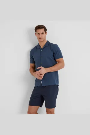 Tog 24 Derek Mens Shirt - Night Sea - Polycotton - Size 4XL