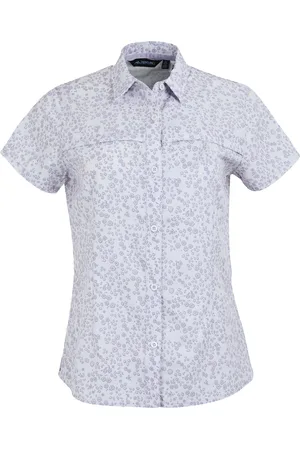 Regatta Womens/Ladies Travel Meadow Floral Packaway Short-Sleeved Shirt ( Hint) - Size 20 UK