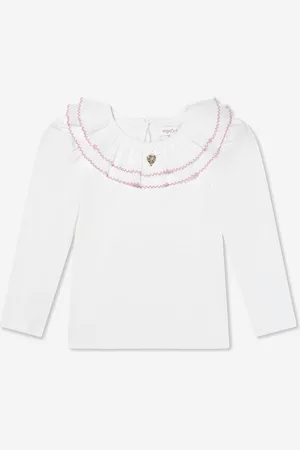 Angels Face Angels Girls Thelma Pleated Collar Top in - Size 12-13Y