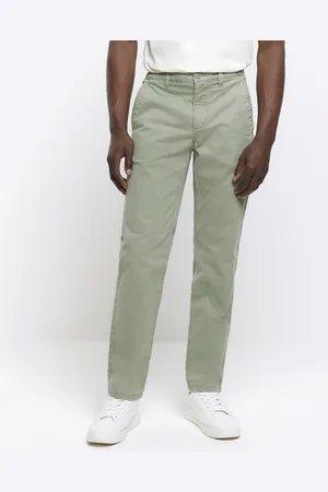 River Island Mens Chino Trousers Slim Fit Casual - Size 42 Long