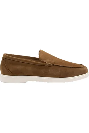 Loake Mens Tuscany Suede Casual Shoe Chestnut - - Size UK 10