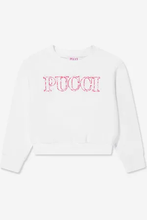 Emilio Pucci Girls Logo Sweatshirt in - Size 12Y