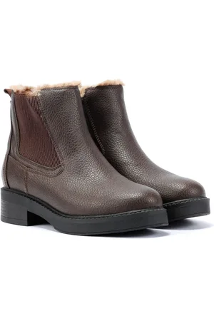 Blowfish Vera Cozy Faux Leather WoMens Dark Boots - Size UK 4