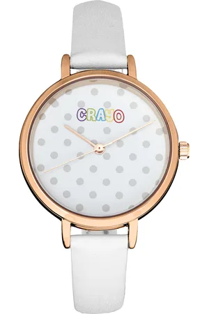 crayo Unisex Dot Strap Watch - Stainless Steel - One Size