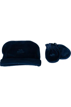 TUTTO PICCOLO Baby Hat and Mittens Set 1980MW16 - - Size 3M