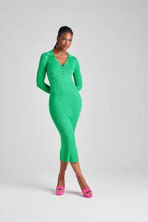 Urban Bliss Womens Twist Polo Dress - Size 10 UK