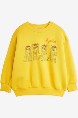 Mini Rodini Kids Unisex Agaha Dogs Sweatshirt in - Size 9-18M