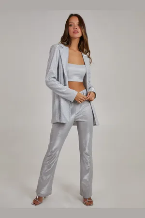 Pink Vanilla Womens Sparkle Oversized Blazer - - Size 8 UK