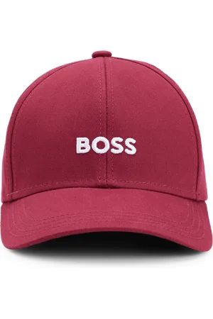 HUGO BOSS Mens Accessories Cotton-Twill Cap with Embroidered Logo in - One Size