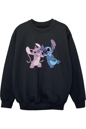 Disney Girls Lilo & Stitch Kisses Sweatshirt - Size 9-11Y