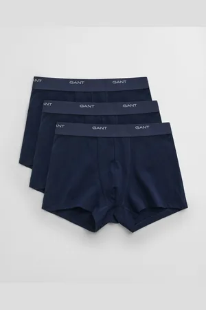 GANT 3-Pack Mens Core Trunks with Logo Waistband - - Size Large