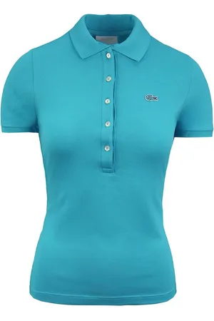 Lacoste Slim Fit Womens Polo Shirt Cotton - Size 6 UK