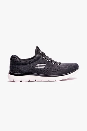 Skechers 150113/BKW SUMMITS-FUN FLARE Womens Shoes /White - Size UK 3