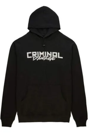 Criminal Damage Lemon Mens Hoodie Cotton - Size Medium
