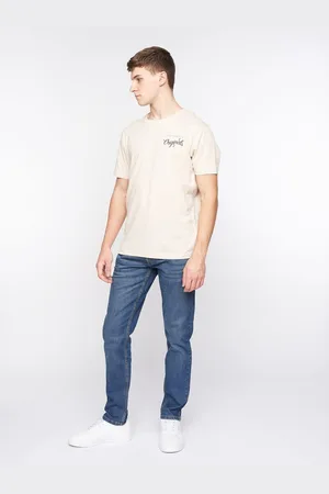 Crosshatch Mens Arles Slim Jeans (Stone Wash) - - Size 32R