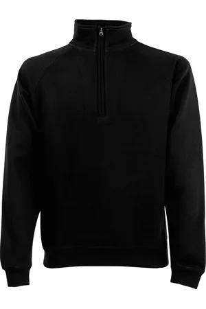 Fruit Of The Loom Mens Classic 80/20 Zip Neck Sweatshirt - Size 3XL