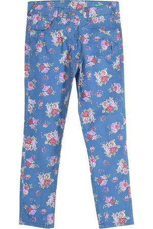 Benetton Womens Girls long denim pants 4PE4578I0 - Cotton - Size 11-12Y