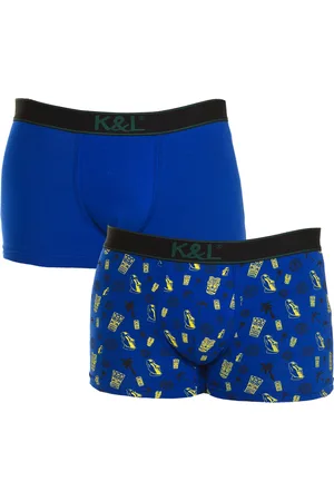 Kisses and Love Mens Pack-2 Boxers Funny breathable fabric KL2005 man - - Size 2XL