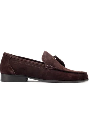 Sole Mens Rod Tassel Loafer Shoes - Suede - Size UK 12