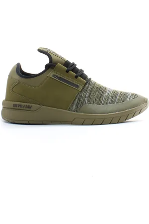 Supra Flow Run Synthetic Mens Lace Up Trainers 08021 950 - Size UK 6