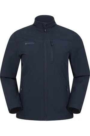 Mountain Warehouse Mens Grasmere Soft Shell Jacket (Dark ) - Size Medium