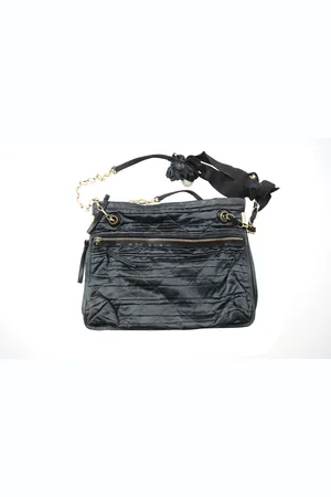 Lanvin Pre-owned Womens Amalia Bag in Dark Satin - One Size