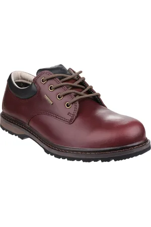 Cotswold Outdoor Mens Stonesfield Lace Up Waterproof Hiking Shoes (Chestnut Brown) - Leather - Size UK 12