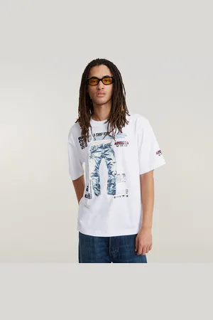 G-Star Mens G-Star RAW Modelkit Print Boxy T-Shirt - Cotton - Size X-Large