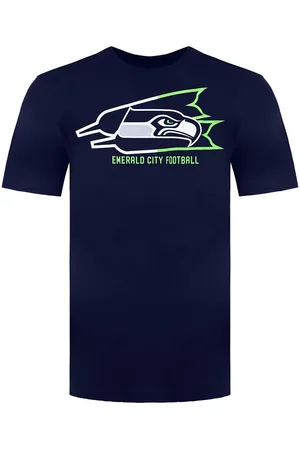 Nike NFL Seattle Seahawks Emerald City Football Mens T-Shirt - - Size X-Large