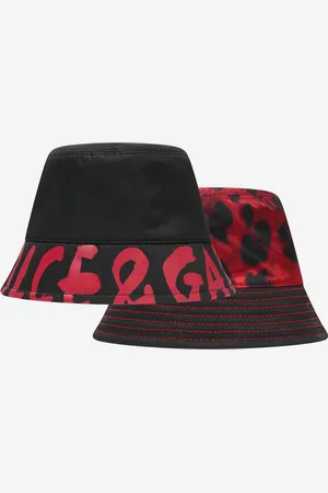 Dolce & Gabbana Kids Boys Reversible Animal Print Bucket Hat - - Size Small