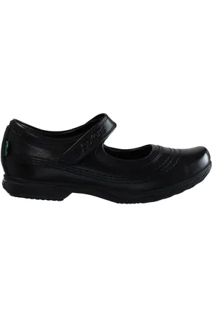 Kickers Girls Keavy Bar Mary Jane Kids Shoes Leather - Size UK 1
