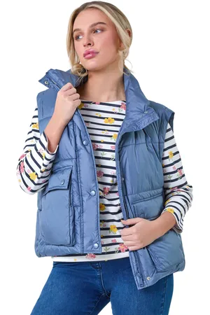 Roman Womens Pocket Detail Quilted Gilet - - Size 10 UK
