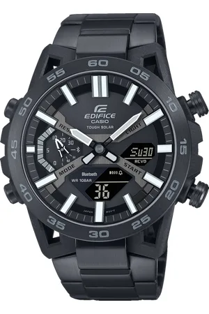 Casio Edifice Mens Watch ECB-2000DC-1BEF Stainless Steel (archived) - One Size