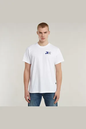 G-Star Mens G-Star RAW Cut Graphic Loose T-Shirt - Cotton - Size Large